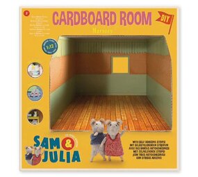 Sam & Julia / Het Muizenhuis Het Muizenhuis - kartonnen  kamer - babykamer Sam & Julia / Het Muizenhuis Het Muizenhuis - kartonnen  kamer - babykamer