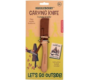 Kikkerland Kikkerland - buitenspeelgoed - huckleberry - carving knife