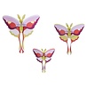 Studio Roof Studio Roof - muurdecoratie - lilac comet butterflies (set van 3) Studio Roof Studio Roof - muurdecoratie - lilac comet butterflies (set van 3)