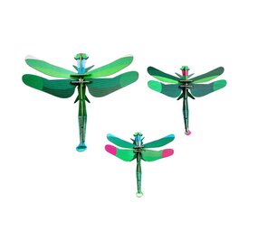 Studio Roof Studio Roof - muurdecoratie - dragonflies (set van 3) Studio Roof Studio Roof - muurdecoratie - dragonflies (set van 3)