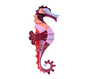 Studio Roof Studio Roof - muurdecoratie - coraline seahorse