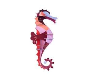 Studio Roof Studio Roof - muurdecoratie - coraline seahorse Studio Roof Studio Roof - muurdecoratie - coraline seahorse