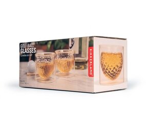 Kikkerland Kikkerland - glazen - golf ball (set van 2)