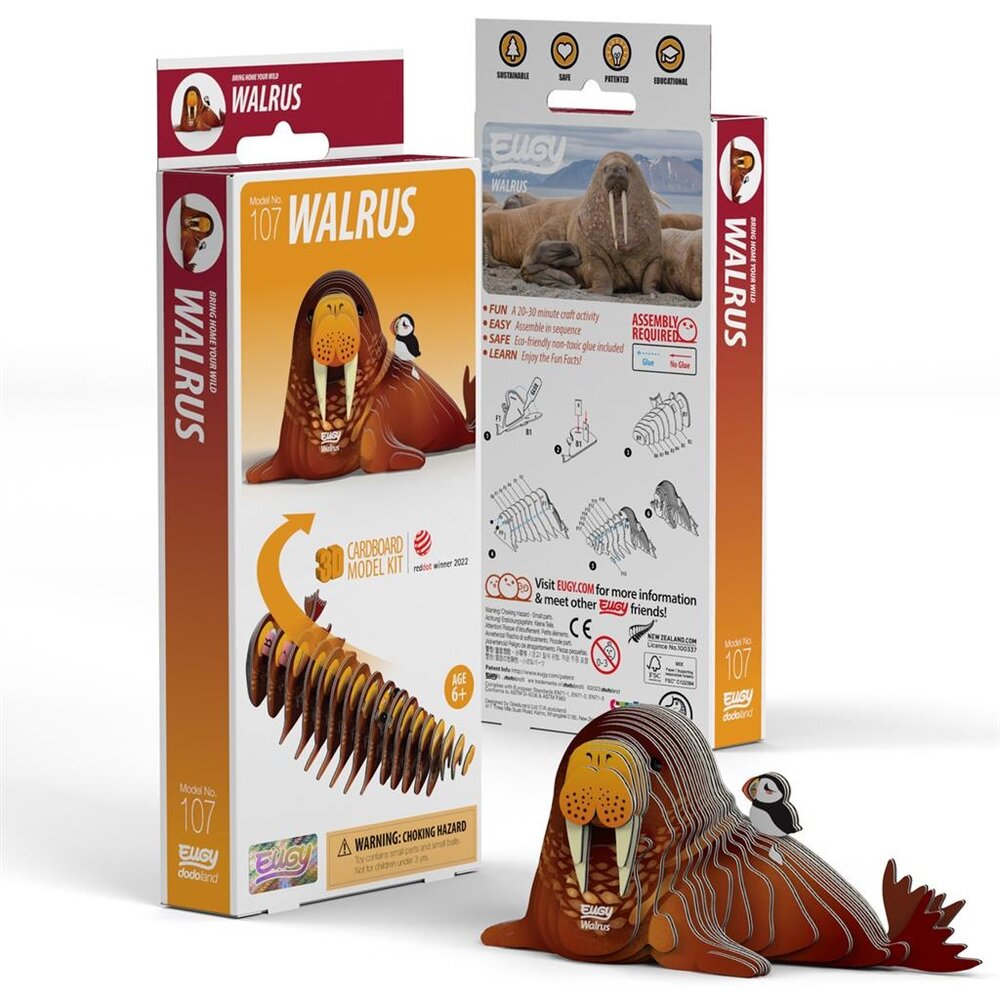 Eugy Eugy - 3d model - walrus (nr 107)