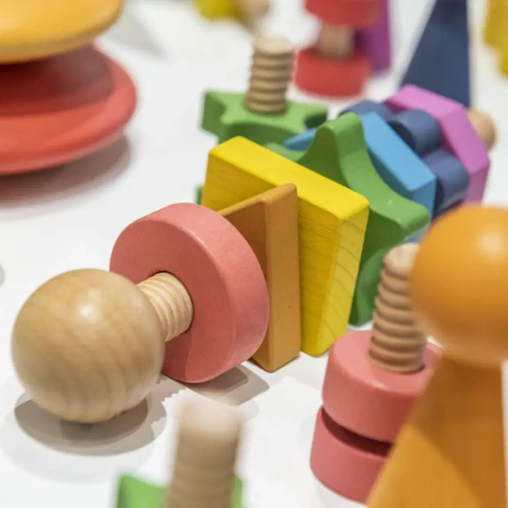 Tickit Tickit - houten twister - regenboog