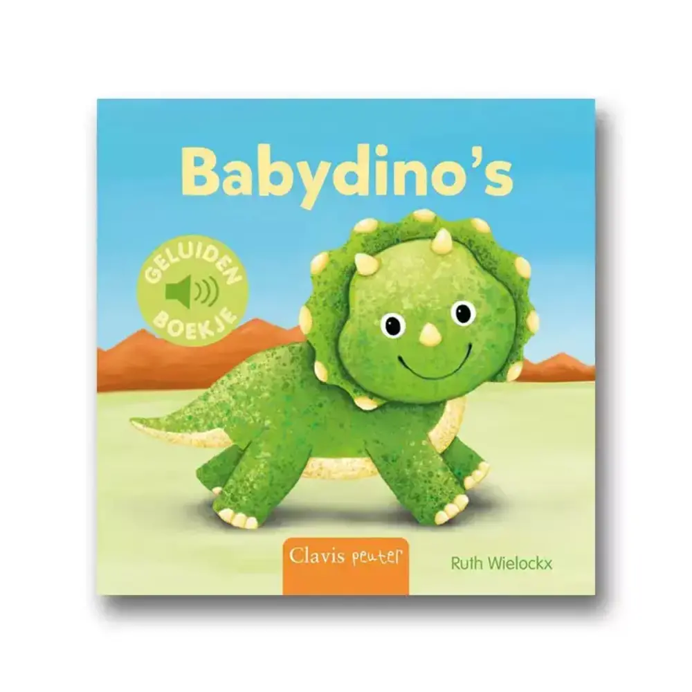 Clavis Clavis - geluidenboek - baby dino's Clavis Clavis - geluidenboek - baby dino's