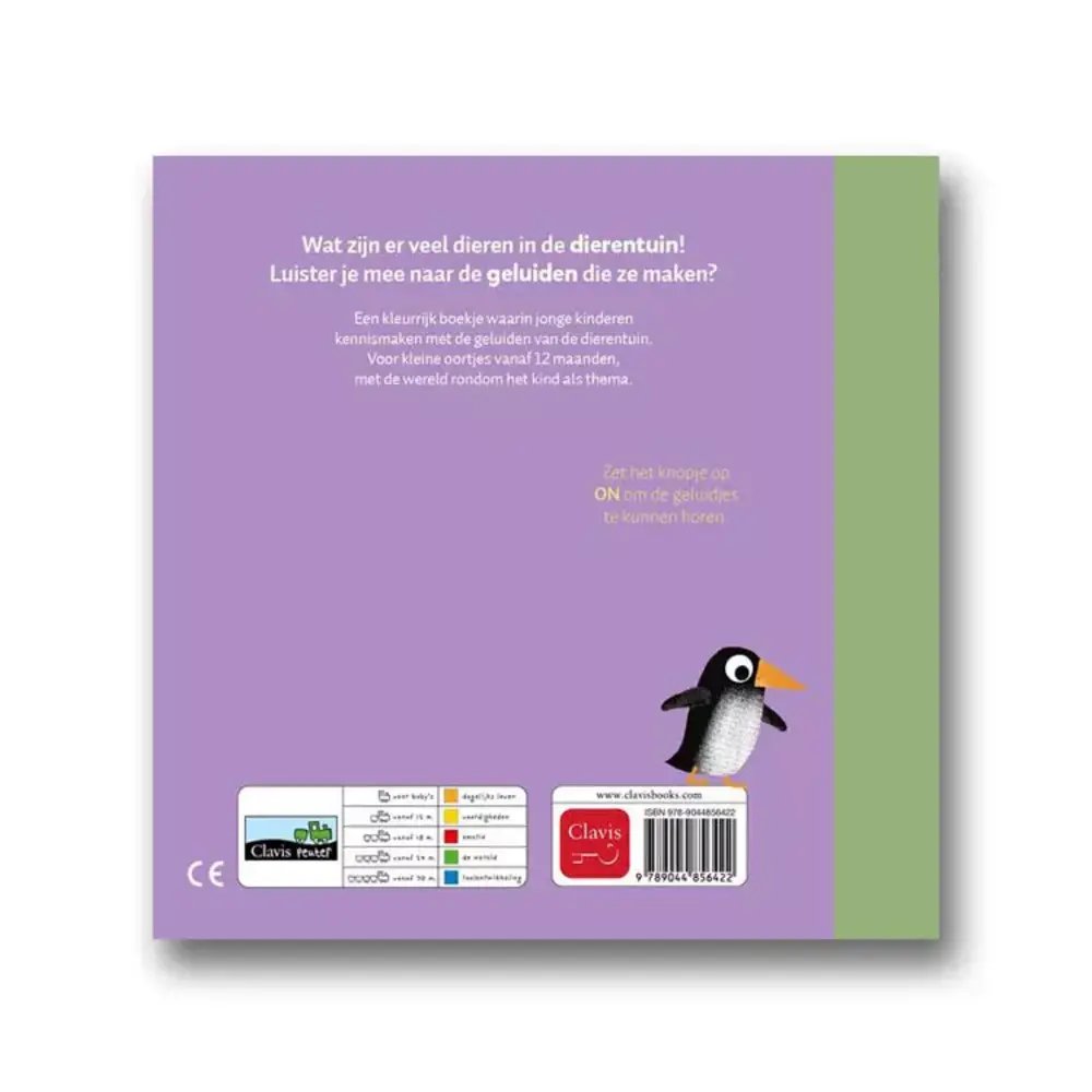 Clavis Clavis - geluidenboek - de dierentuin Clavis Clavis - geluidenboek - de dierentuin