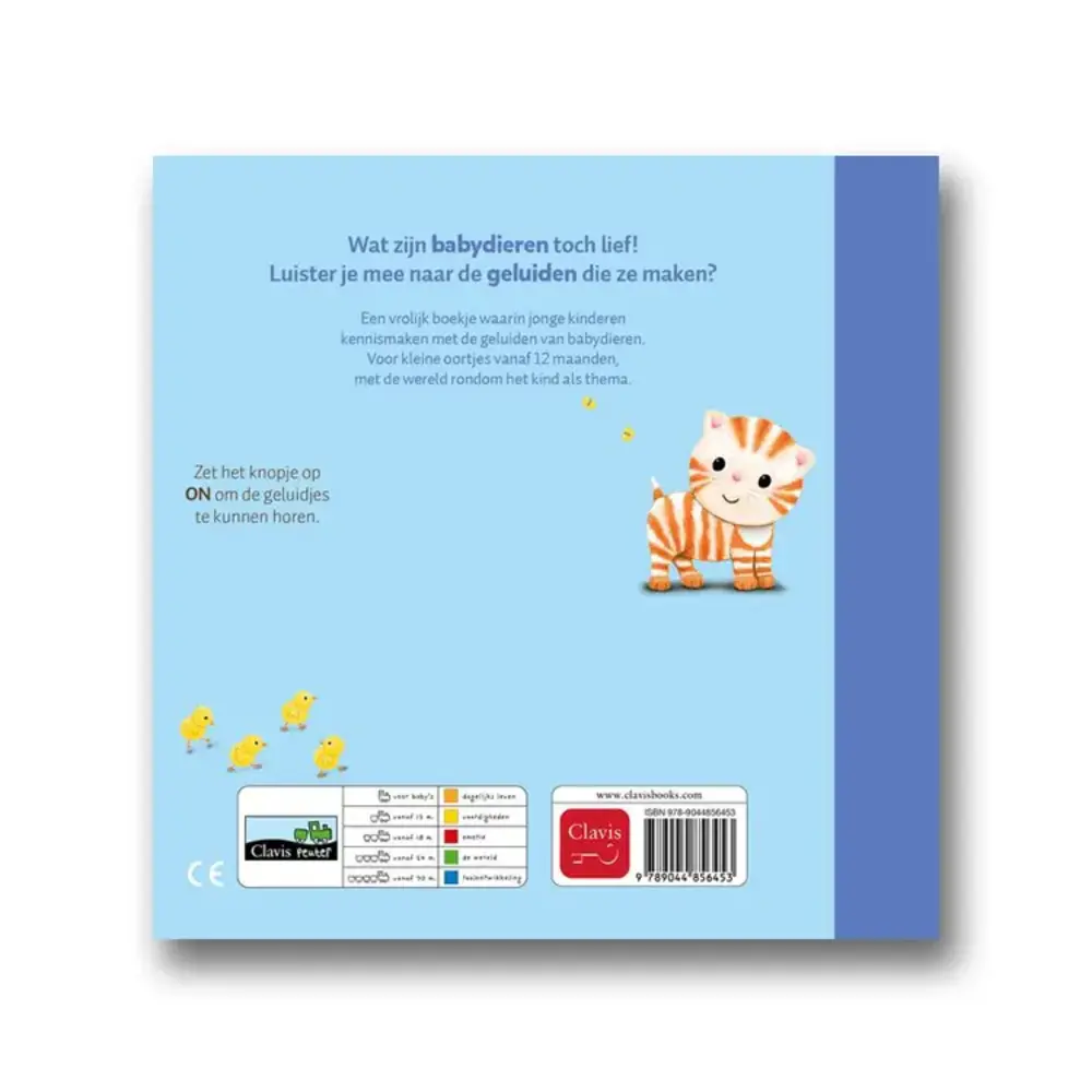 Clavis Clavis - geluidenboek - baby dieren