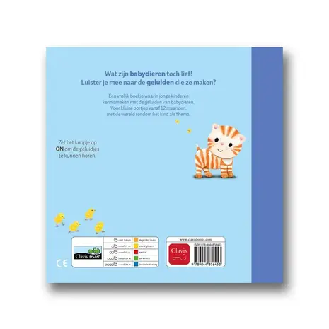 Clavis Clavis - geluidenboek - baby dieren