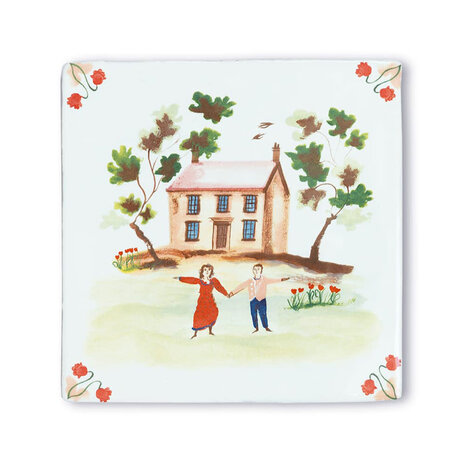 Storytiles Storytiles - tegel small - our love story (10x10 cm) Storytiles Storytiles - tegel small - our love story (10x10 cm)