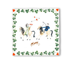 Storytiles Storytiles - tegel small - chasing love (10x10 cm) Storytiles Storytiles - tegel small - chasing love (10x10 cm)