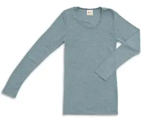 Engel Natur Engel Natur - wollen shirt dames - mountain blue