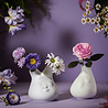 Tassen Tassen - kleine vaas - cheeky / brutaal (2 bloemen) Tassen Tassen - kleine vaas - cheeky / brutaal (2 bloemen)