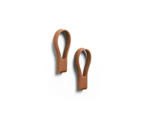 Zone Denmark Zone - magnetische handdoekhaak - terracotta (set van 2)