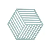 Zone Denmark Zone - panonderzetter hexagon (16x14cm) - fog blue