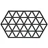 Zone - panonderzetter triangles lang (24x14cm) - black Zone - panonderzetter triangles lang (24x14cm) - black