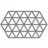 Zone - panonderzetter triangles lang (24x14cm) - cool grey Zone - panonderzetter triangles lang (24x14cm) - cool grey