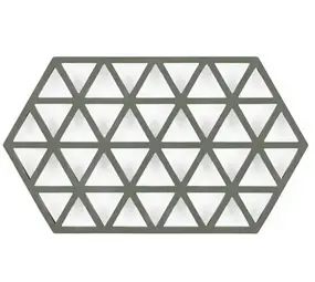 Zone Denmark Zone - panonderzetter triangles lang (24x14cm) - olive green