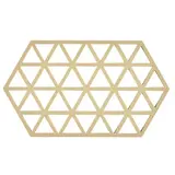 Zone Denmark Zone - panonderzetter triangles lang (24x14cm) - warm sand Zone Denmark Zone - panonderzetter triangles lang (24x14cm) - warm sand