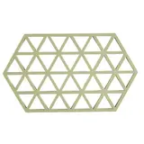 Zone Denmark Zone - panonderzetter triangles lang (24x14cm) - matcha green