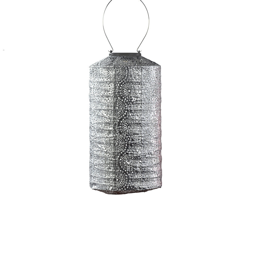 Lumiz Lumiz - solar lantaarn - cylinder 18 mandela - silver