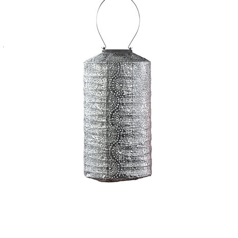 Lumiz Lumiz - solar lantaarn - cylinder 18 mandela - silver