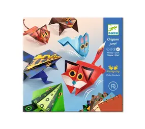Djeco Djeco - origami - springende dieren Djeco Djeco - origami - springende dieren