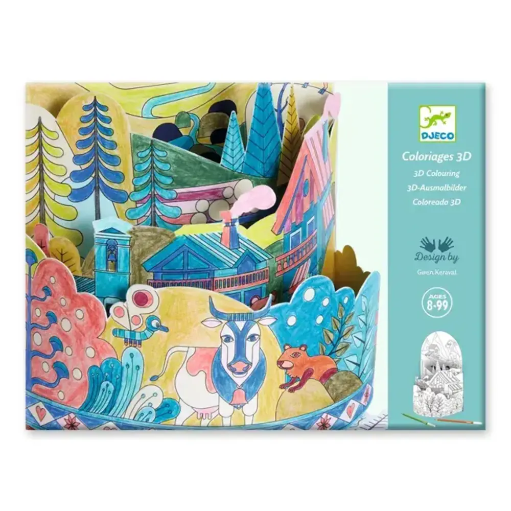 Djeco Djeco - diorama kleuren - op de top van de wereld Djeco Djeco - diorama kleuren - op de top van de wereld