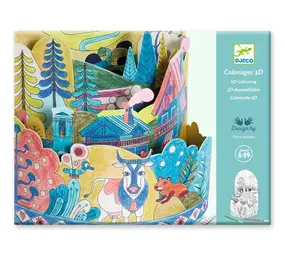 Djeco Djeco - diorama kleuren - op de top van de wereld Djeco Djeco - diorama kleuren - op de top van de wereld