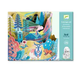 Djeco Djeco - diorama kleuren - op de top van de wereld Djeco Djeco - diorama kleuren - op de top van de wereld