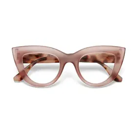 Okkia Okkia - leesbril Claudia - big cat eye - pink havana