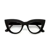 Okkia Okkia - leesbril Claudia - big cat eye - black