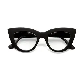 Okkia Okkia - leesbril Claudia - big cat eye - black