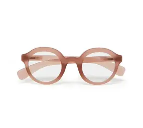 Okkia Okkia - leesbril lauro - rond - transparent pink