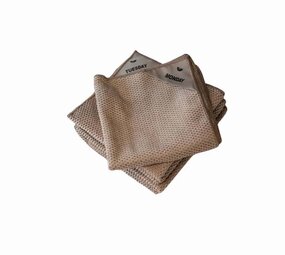 Klud Klud - wafel vaatdoekjes (set van 7) - latte