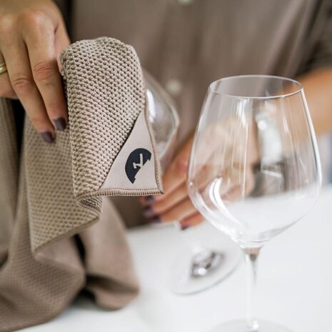 Klud Klud - keukendoeken wafel (set van 2) - almond Klud Klud - keukendoeken wafel (set van 2) - almond