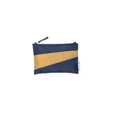 Susan Bijl Susan Bijl - the new pouch small - navy & camel