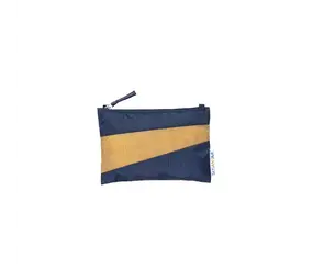 Susan Bijl Susan Bijl - the new pouch small - navy & camel Susan Bijl Susan Bijl - the new pouch small - navy & camel