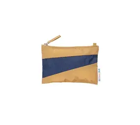 Susan Bijl Susan Bijl - the new pouch small - camel & navy