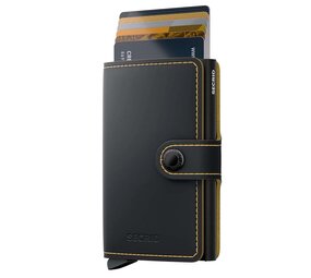 Secrid Secrid - miniwallet matte - black & ochre