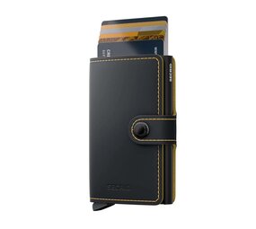 Secrid Secrid - miniwallet matte - black & ochre