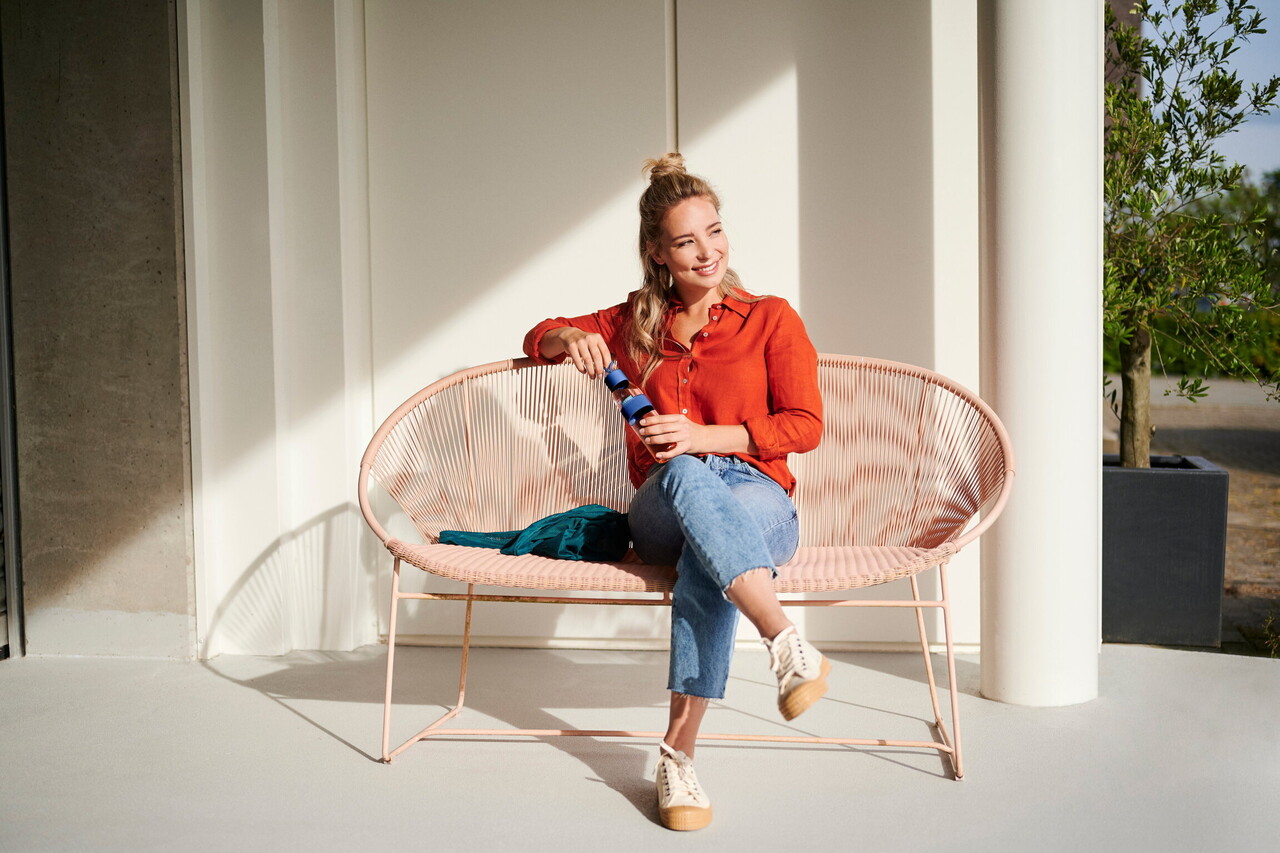 Mepal Mepal - waterfles ellipse 500 ml - nordic blue Mepal Mepal - waterfles ellipse 500 ml - nordic blue