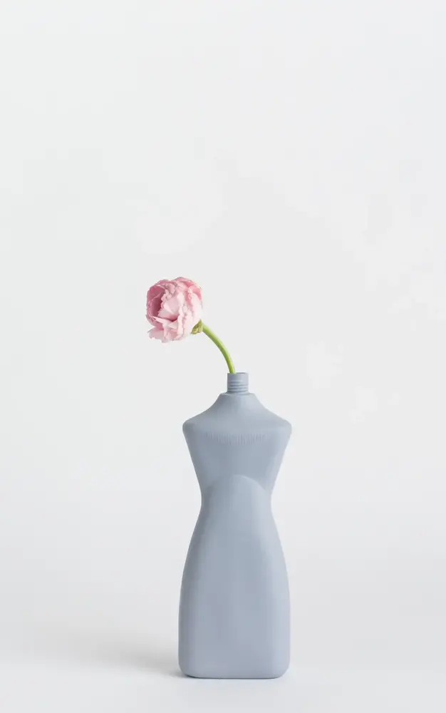 Foekje Fleur Foekje Fleur - porcelain bottle vase - #8 old purple