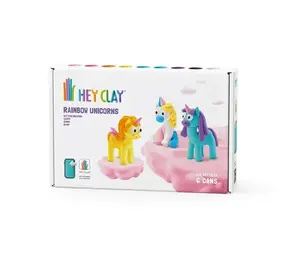 Hey Clay Hey Clay - boetseerklei - unicorns (6 potjes) - set 1 Hey Clay Hey Clay - boetseerklei - unicorns (6 potjes) - set 1