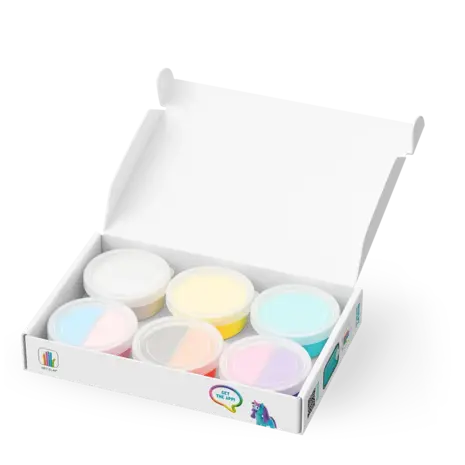 Hey Clay Hey Clay - boetseerklei - unicorns (6 potjes) - set 1 Hey Clay Hey Clay - boetseerklei - unicorns (6 potjes) - set 1