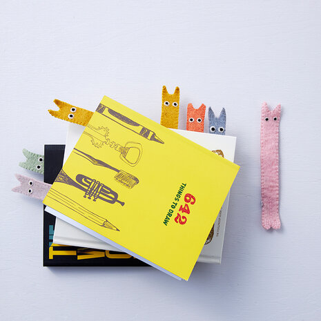 Aveva Design Aveva design - boekenlegger vilt - electric blue