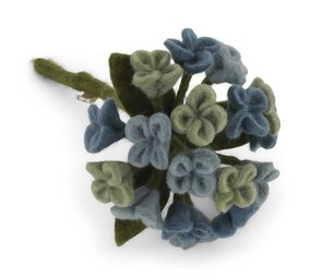 Gry & Sif Gry & sif - bloem hortensia klein - pale blue Gry & Sif Gry & sif - bloem hortensia klein - pale blue