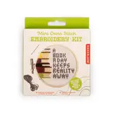 Kikkerland Kikkerland - borduur kit - book