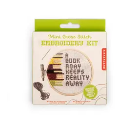 Kikkerland Kikkerland - borduur kit - book Kikkerland Kikkerland - borduur kit - book