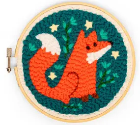 Kikkerland Kikkerland - punch needle kit - fox